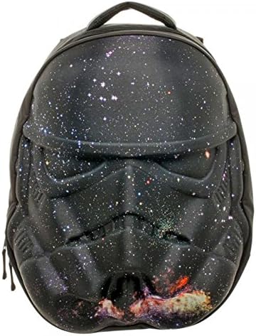 Star Wars Stormtrooper Black Galaxy Helmet 3D Molded Backpack