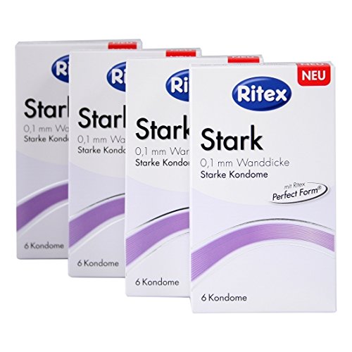 Preisvergleich Produktbild 24 (4 x 6er) Ritex Extra Starke Kondome - Für hohe Ansprüche