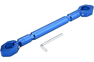 HEADERBS Aluminiumlegierung Motorrad Balance Lenker Querstange Motorradzubehör Universal für Lenker mit 22mm Durchmesser(Blau)