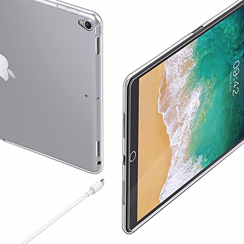 iPad Pro 10.5 2017 Hülle Case, EasyAcc Liquid Crystal Ultra Dünn Crystal Clear Transparent Tablet Cover Soft Premium-TPU Durchsichtige Schutzhülle Backcover Slimcase für iPad Pro 10.5 2017 - 6