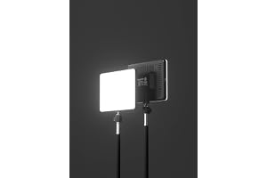 GiftMax Photography LED Camera Light Remote Control for Live Stream Video Photo Lamp with Tripod (Panel Light 11 Inch with Mini Tripod)