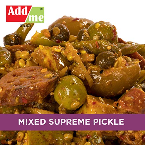 Buy Add Me Mixed Supreme Pickle Homemade Taste Mix Achar 500gm Glass Jar Online At Low Prices In India Add Me Mixed Supreme Pickle Homemade Taste Mix Achar 500gm Glass Jar