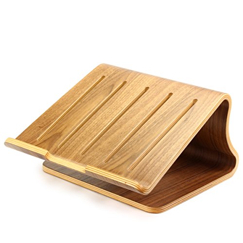 [TOP] Laptopständer [Original Urcover®] Samdi Edition Echt Holz Notebookständer und Halter für Apple Macbook Pro/Retina Samsung Notebook Ständer Asus Laptop [Deutscher FACHHANDEL] Dunkel Braun - 4