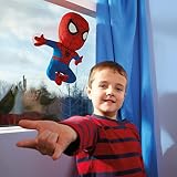 2 in 1 XL Spider-Man Nachtlicht + Plüschfigur Spiderman Kinderlampe Puppe Spidermann Nachttischlampe - 5