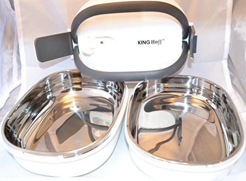 1,48 Liter 2 Kammern Lunchbox Suppe Essen Lebensmittel Edelstahl Isolierte Haltebox Blau - 2