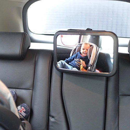 Autospiegel Baby Rückspiegel Sicherheitsspiegel – Einstellbar und Bruchsicher - 3