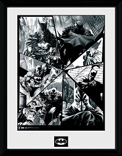 GB Eye LTD, Batman Comic, Collage, Photographie encadrée 30 x 40 cm
