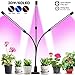 Produktbild 30W LED Pflanzenlampe with Auto Einschalt funktion,60 LED Vollspektrum Grow Lampe Pflanzenlicht Pflanzenleuchte mit 3 Timer Funktion, 3 Modus, 4 Helligkeit, mit USB Adapter für Garten Zimmerpflanzen