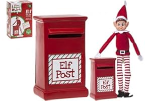 ELVES BEHAVING BADLY PMS 6" H X 4" W 2.5" D POLYSTONE Elf Caja EN Caja REVESTIDA DE PVC