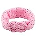 Trendyline 6Pcs Cute Baby Girl Turban Headband Hair Bows Cross Knot Hair Clips for Babies