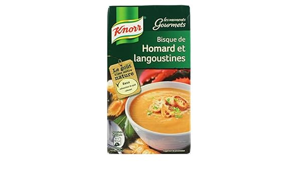 Knorr Bisque De Homard Et Langoustines Cuisinee A La Creme Et