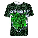 TIFIY Herren Frauen St. Patrick's Day Grün Druck Kurzarm T-Shirt Sommer O-Ausschnitt 3D Druck Bluse Elastisches Sport Tops (EU 54/CN 4XL, A_g)