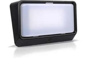 acegoo Éclairage LED Extérieur 12V pour Porche de Camping-Car Auvent, 2 Modes(1800K, 6500K) Pas d’interrupteur, IP65 Nano étanche 12V Lumières pour Camper Bateau Camion Caravane, Noir