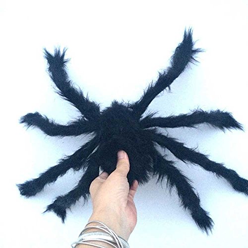 HAPPYQUDA Large Black Spider Halloween Decoration Haunted House Prop Indoor Outdoor Wide 30/75/125cm reviews HAPPYQUDA Large Black Spider Halloween Decoration Haunted House Prop Indoor Outdoor Wide 30/75/125cm