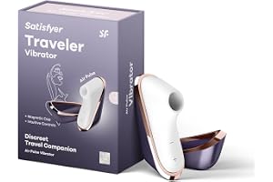 Satisfyer Traveler vibrator | Sexleksak för kvinnor | Stimulator | Upplagg-vibrator med 11 pulsationsprogram