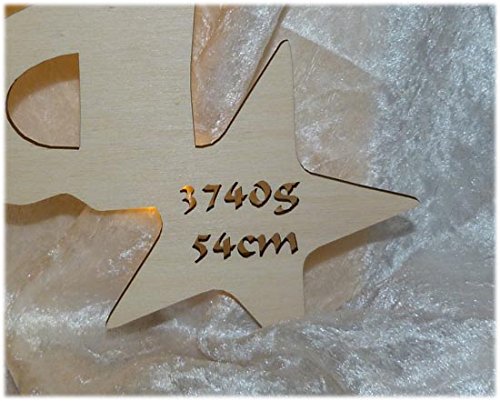 Personalisierte Geschenke zur Geburt und Taufe für Junge und Mädchen von Schlummerlicht24 Nachtlicht „Kupferstern“ mit Name nach Wunsch, LED-Lampe für das Kinderzimmer oder das Babyzimmer, ideal als Taufgeschenk oder als Geschenk zur Geburt Kommunion für Junge und Mädchen, handgemacht - 5