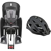 Prophete Polisport Bilby RS Fahrradkindersitz | Kindersitz für die Sattelrohrmonage | für Kinder zwischen 9 und 22 kg | grau