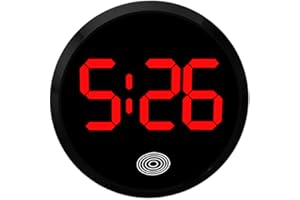 JINGMIGER Auto LED Digitaluhr, Kreative Uhr für das Armaturenbrett im Auto, Berührungsaktivierte Auto-Nachtuhr, Stilvoll für das Armaturenbrett von Autos und Lastwagen, für Bike, Motorrad, Auto