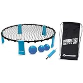 Roundnet Complete Instant Starter Kit, Includes 3 Balls, Ball Pump and Carry Bag, Best Fun Factor for Young and Older
