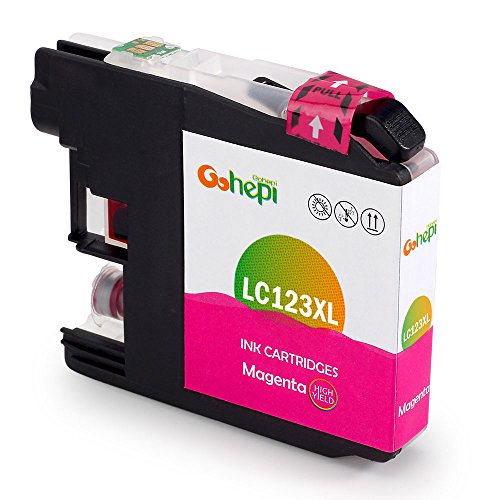 Gohepi LC123XL Kompatibel für Druckerpatronen Brother LC123, 4 Schwarz/2 Blau/2 Rot/2 Gelb 10er-Pack Arbeiten mit Brother MFC-J6520DW MFC-J4510DW DCP-J752DW DCP-J4110DW MFC-J470DW MFC-J870DW DCP-J552DW DCP-J132W MFC-J4410DW MFC-J6720DW DCP-J152W MFC-J4610DW MFC-J650DW - 4