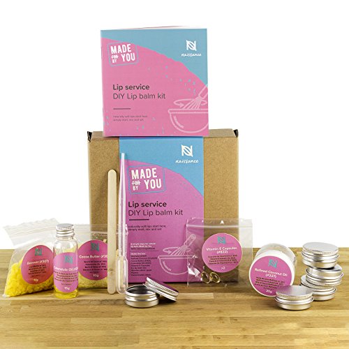 Naissance 100% Pure & Natural DIY 'Lip Service' Lip Balm Luxury Gift Set