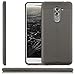 Produktbild zanasta Hülle kompatibel mit Huawei Honor 6X Premium Schutzhülle Soft Flex Silikon Case TPU Slim Cover Handyhülle | Leder Optik Grau