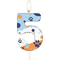 Mciskin Bougie Colorée En Forme De Griffe De Chien En Forme De - 4