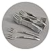 Produktbild Stampfern Mini Silber Effekt Einweg Kunststoff Tasting Vorspeise Dessert Gabeln – Stück, plastik, silber, Mini Forks