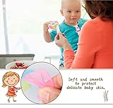 BBLIKE 12pcs Silikonring Adapter für Schnuller-weichem Silikonring Adapter für Schnullerketten (mehrfarbig) - 2