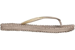 ILSE JACOBSEN HORNBÆK | Cheerful01 | Damen Flip Flops mit Glitter | Dänische Design | Sommer Strand Zehentrenner