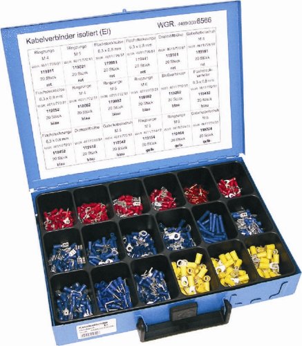 Dresselhaus 8566 Sortiment Kabelverbinder isoliert