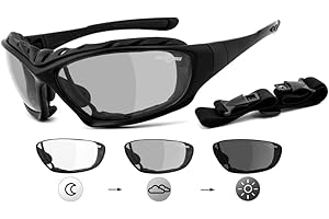 Chillout Rider® | Motorradbrille, Motorrad Sonnenbrille Bikerbrille, Multifunktionsbrille | beschlagfrei, winddicht, bruchsicher | inkl. Brillenclip