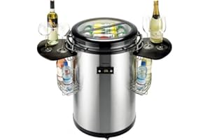 Gino Gelati Party Kühlschrank mit , Kühlbox, Getränkekühlschrank