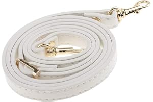 POFET 120 cm Ajustable DIY Bolsa de Hombro Accesorios Bolso Asas Correas – Blanco Longitud Ajustable