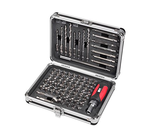 Preisvergleich Produktbild MK Bitset Bohrerset 92 tlg. Schrauberbits Bits lang / kurz Ratsche Knarre