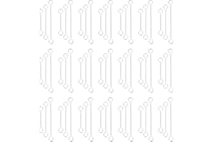 UNICRAFTALE Alrededor de 300 Uds. Conectores de Enlaces Stick Strip Pendientes Charms Bar Links Conector de Acero Inoxidable para Hacer Joyas DIY Hallazgos 15/20/25mm