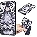 Produktbild Everainy Huawei P9 Lite Mini/Huawei Y6 Pro 2017 Hülle Silikon Gummi mit Prägen Muster Ultra Slim Neu Cover Hüllen für Huawei P9 Lite Mini Handy Handyhülle Stoßfest TPU Gel Stoßstange Bumper Schutzhülle (Tiger)