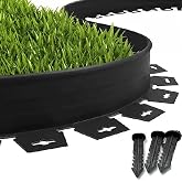 Lux Garden &Ccedil;im Ayırıcı 25 M Siyah &Ccedil;im Sınırlayıcı Taş Toprak Ayıracı &Ccedil;im Ayracı &Ccedil;im Ayırıcı Bariyeri