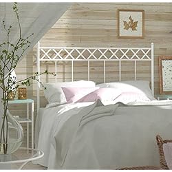 HOGARES CON ESTILO - Cabecero de Forja nacional modelo SOFIA para una cama de 135 cms. (Varios colores y medidas disponibles).