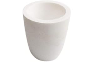 LLF Keramik-Schmelztiegel für Ofen, Schmelzguss, Verfeinern, Gold, Silber, Kupfer, Gusstasse, 500 g