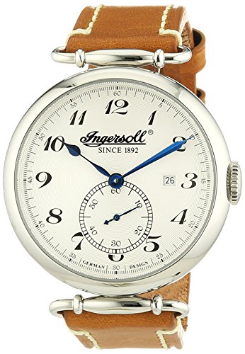 Ingersoll Herren-Armbanduhr XL Analog Automatik Leder IN1315SL Ingersoll Herren-Armbanduhr XL Analog Automatik Leder IN1315SL