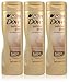 3x Dove Summer Glow Nourishing Lotion Fair to Normal Skin Self Tanner 250ml
