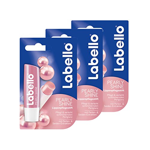 Labello Lippenpflege Colour & Shine Pearly Shine, 3er Pack (3 Stück) - 4