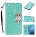 Produktbild Galaxy S10 Plus Hülle, Leder Tasche Handyhülle Flip Wallet Schutzhülle für Samsung Galaxy S10 Plus mit Ständer und Kartenfächer/Magnetverschluss#W (5)