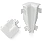 KGM Innenecken für Sockelleiste MEGA-Profil (20 x 58 mm) weiß – Maße: 20 x 58 mm – 2 Stück
