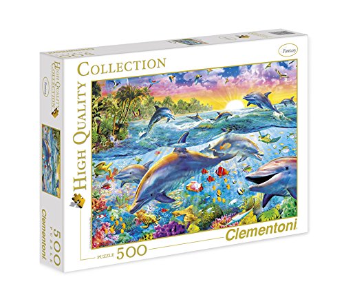 Preisvergleich Produktbild Clementoni 30170.6 - Puzzle High Quality Kollektion Tropische Delfine, 500 Teile