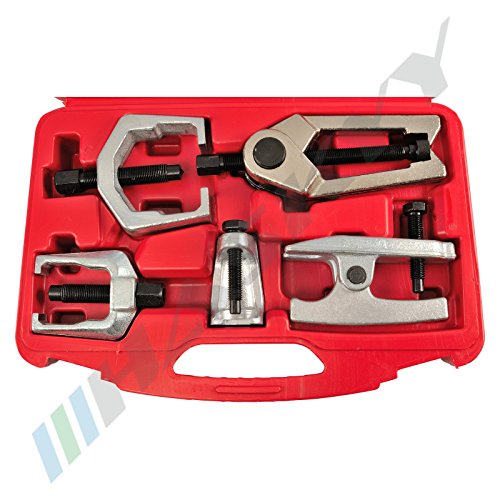 Tragegelenk Kugelgelenk Spurstangenkopf Abzieher Ausdrücker Satz 5 tlg. Werkzeug CTKSAW5-14 - 3