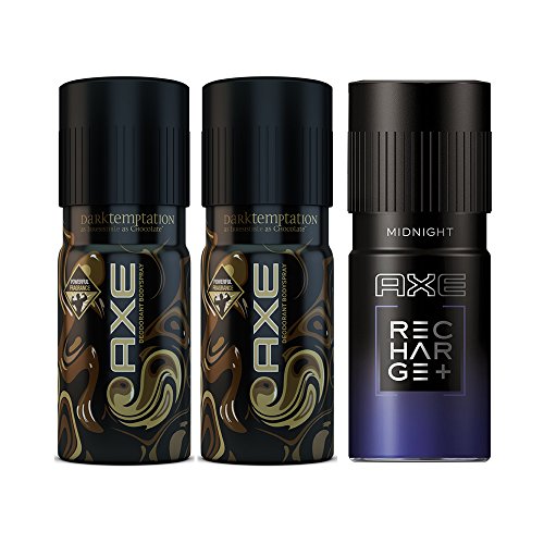 AXE Dark Temptation Deodorant, 150ml (Pack of 2) with Midnight Bodyspray, 150ml RS.399 (33.00% Off) - Amazon