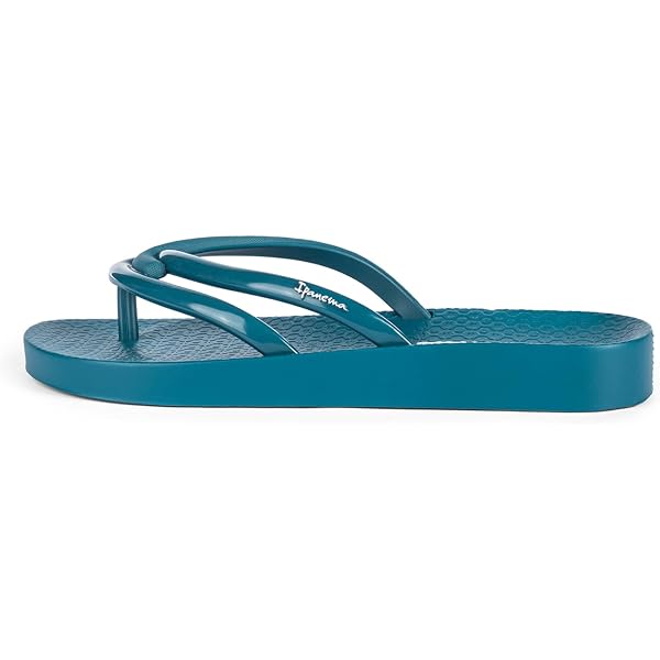 Ipanema Anat Lolita Infradito Donna - Sandali T-Strap Con Laminetta Lucida, Nero/Bianco, Taglia 39, Ecologiche E Vegane