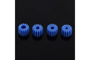 Leksakstillbehör Plast Kugghjul Spindel Kugghjulsaxel Kugghjul Små Delar för Gör-det-själv-modellteknikbilar